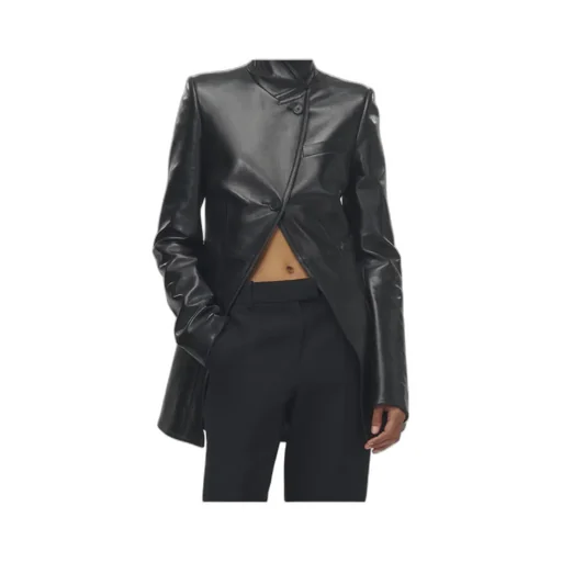 Cutaway Leather Jacket