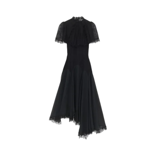 Floral Lace Evening Dress