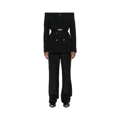 Buckle-Fastening Trousers