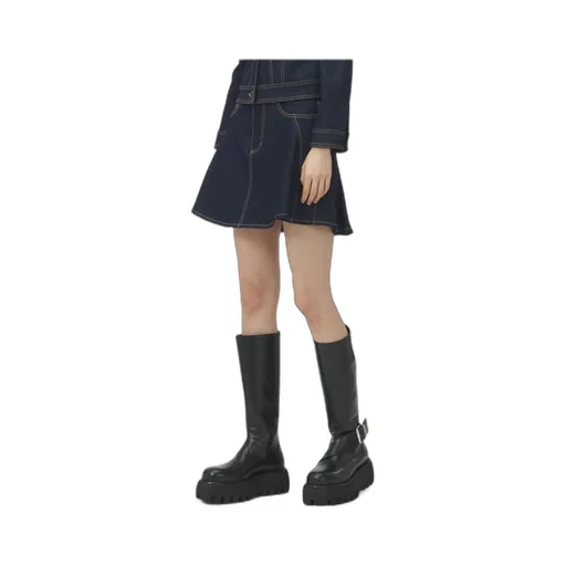 Denim Mini Skirt