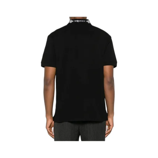 Logo Collar Short Sleeved Polo Shirt