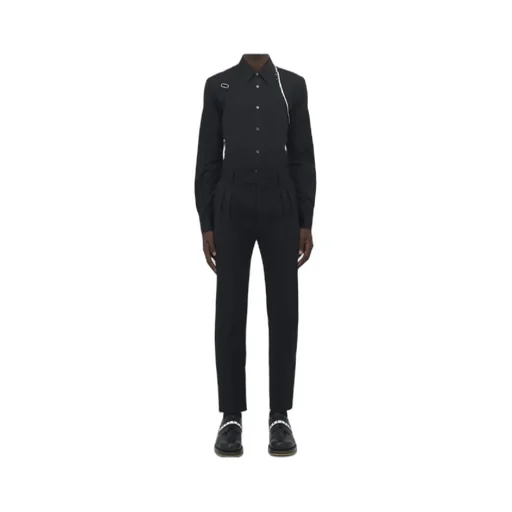 Wool Mohair Tailored Trousers