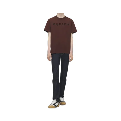 Flocked Mcqueen Logo T-Shirt