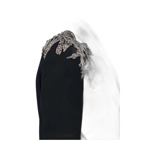 Embellished Single-Breasted Blazer