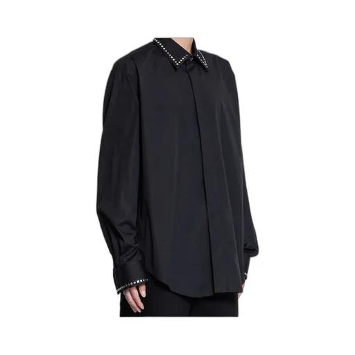 Studded Cotton Poplin Shirt