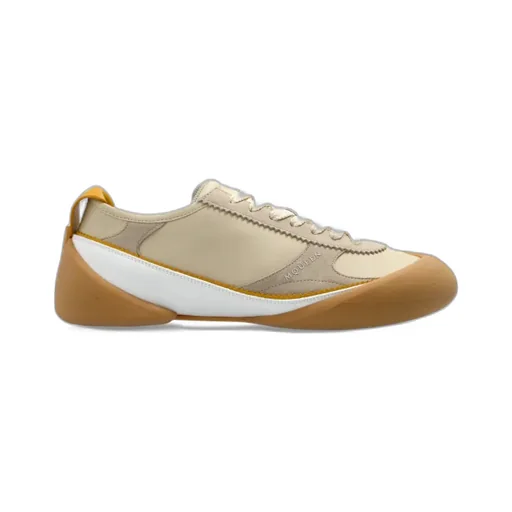 Leather Panelled Sneakers