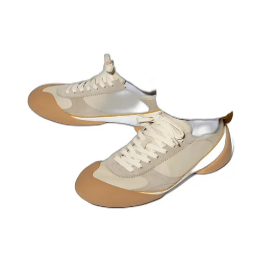 Leather Panelled Sneakers
