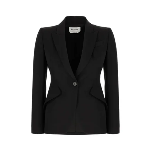 Wool Single-Breasted Blazer