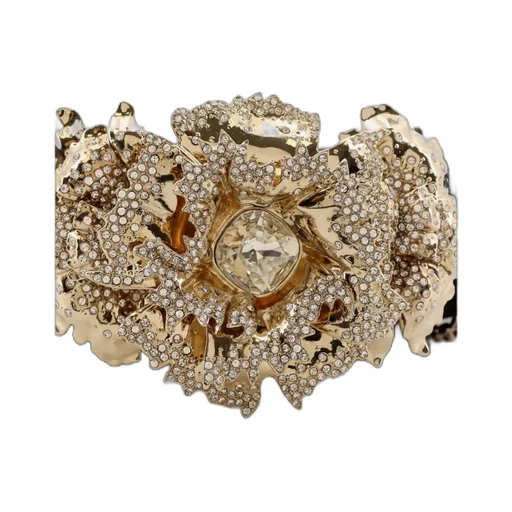 Carnation Knuckle Embellished Clutch Bag