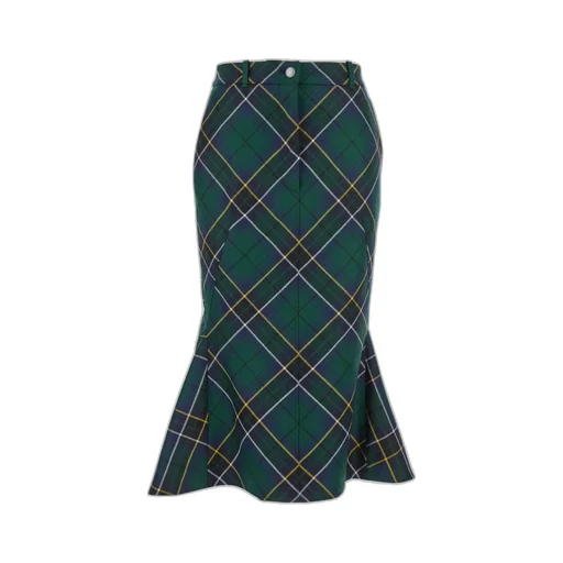 Tartan Midi Skirt