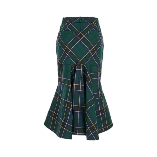 Tartan Midi Skirt