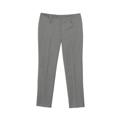 Straight-Leg Striped Pants