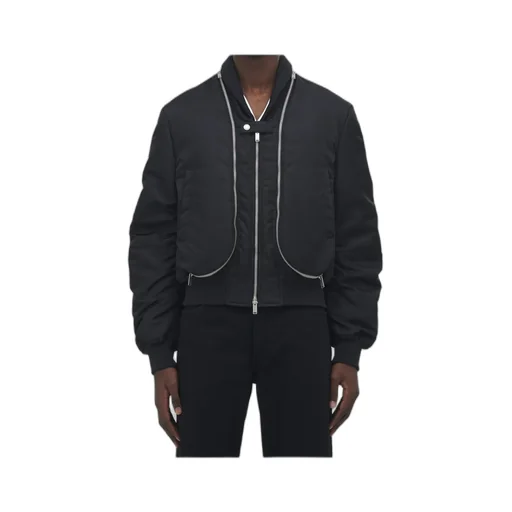 Double-Zip Bomber Jacket