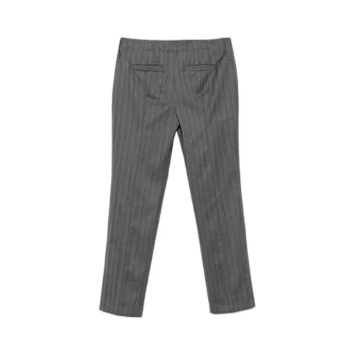 Straight-Leg Striped Pants