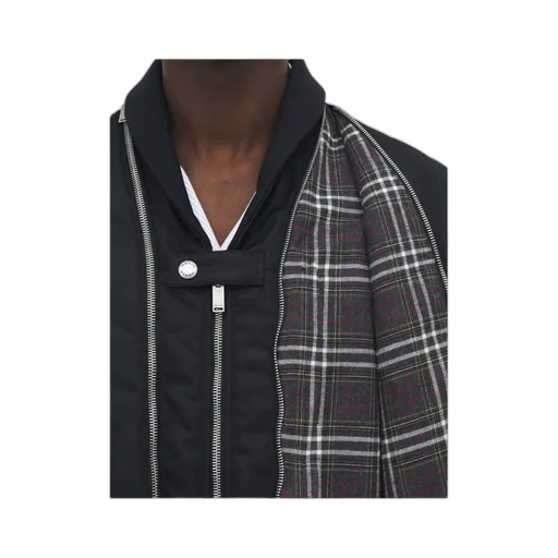 Double-Zip Bomber Jacket