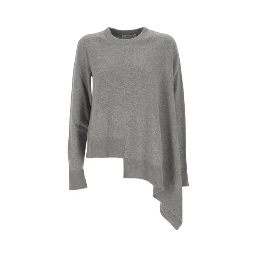 Asymmetrical Crew Neck Sweater