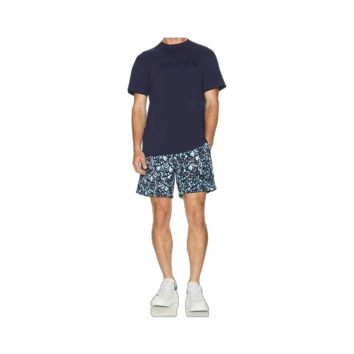 Flocked-Logo Crewneck T-Shirt