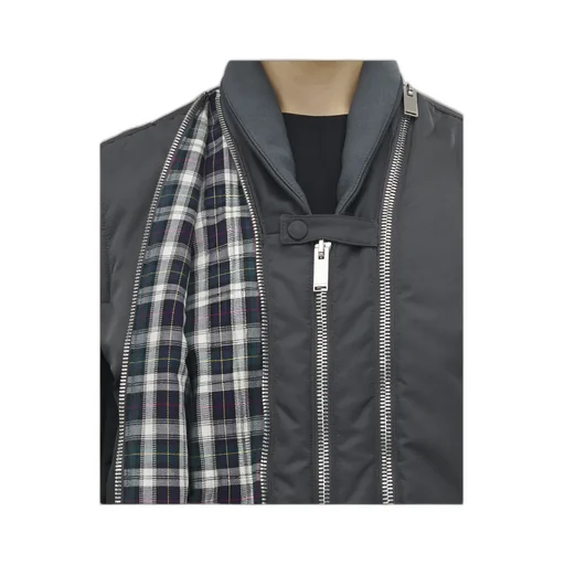 Double-Zip Bomber Jacket