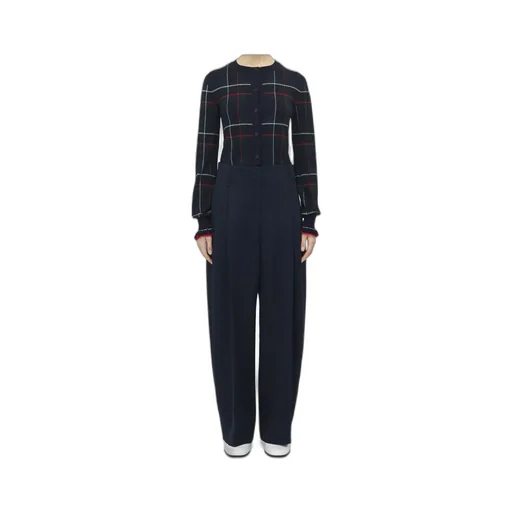 Wide Leg Tailored Trousers