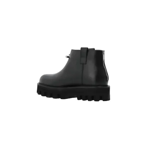 Logo Plaque Ankle Boots