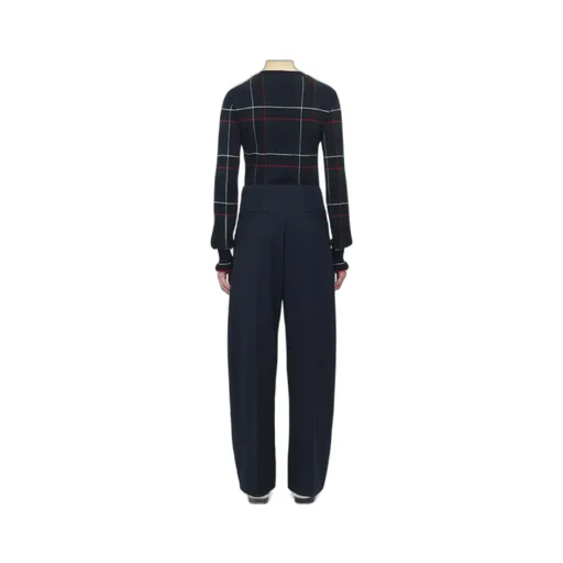 Wide Leg Tailored Trousers