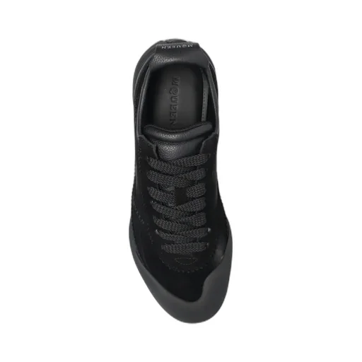 Round-Toe Low-Top Sneakers