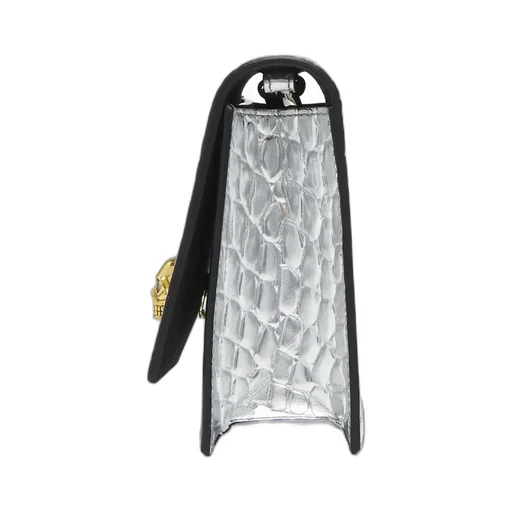 Small Skull Embossed Crossbody Bag