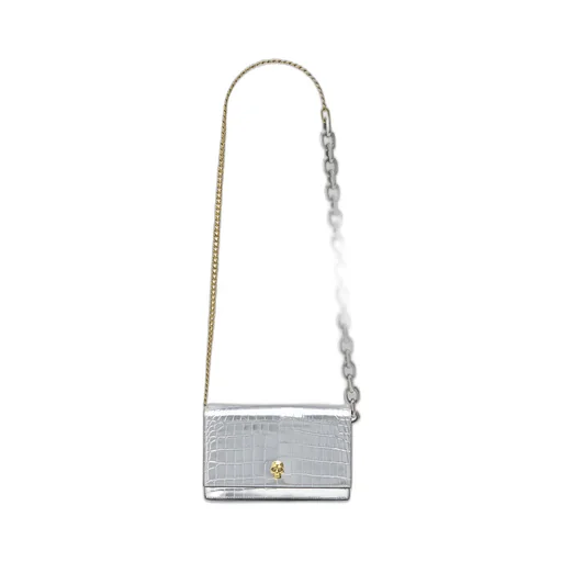 Small Skull Embossed Crossbody Bag