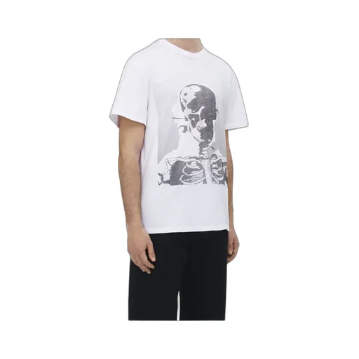 Skeleton Printed Crewneck T-Shirt