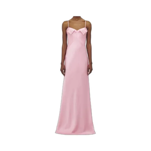 Maxi Slip Dress With Bow Detail
