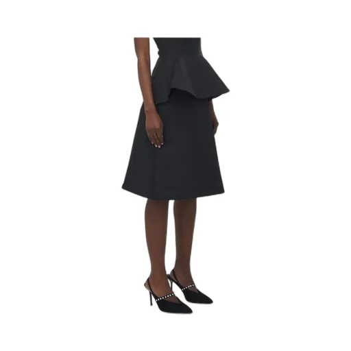 A-Line Flared Midi Skirt