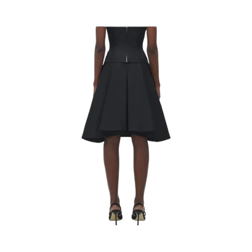 A-Line Flared Midi Skirt