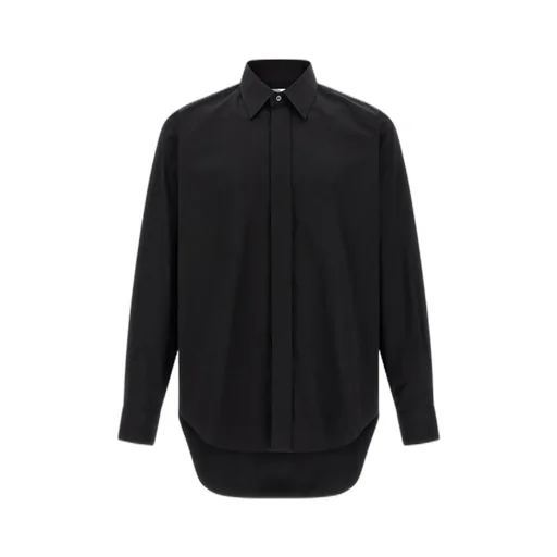 Logo Embroidered Long Sleeved Shirt