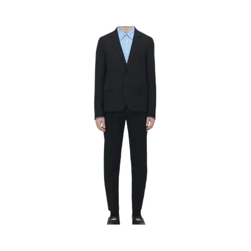 Skull Jacquard Single Breasted Blazer