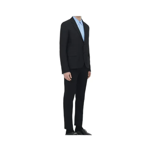 Skull Jacquard Single Breasted Blazer
