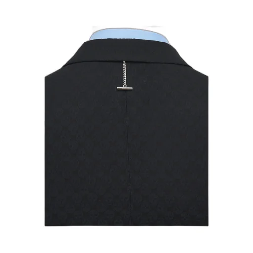 Skull Jacquard Single Breasted Blazer