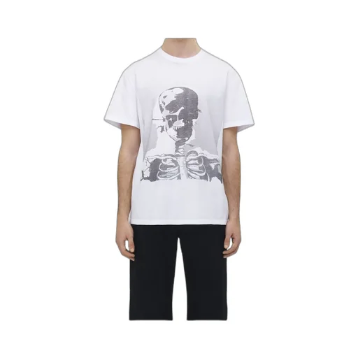 Skeleton Printed Crewneck T-Shirt