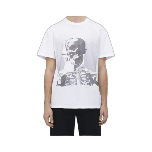 Skeleton Printed Crewneck T-Shirt
