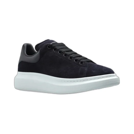 Round-Toe Lace-Up Sneakers