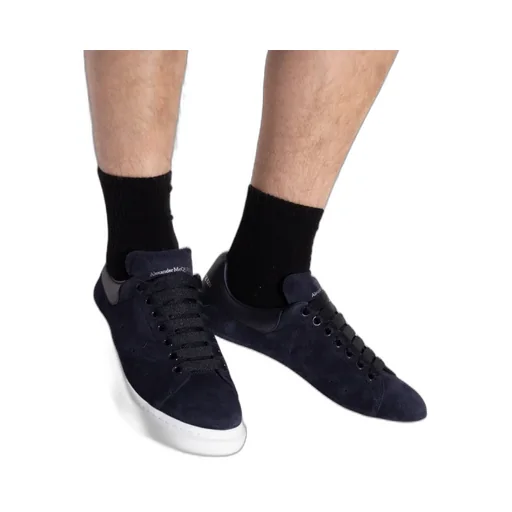 Round-Toe Lace-Up Sneakers