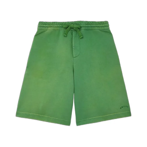 Logo Embroidered Wide-Leg Shorts
