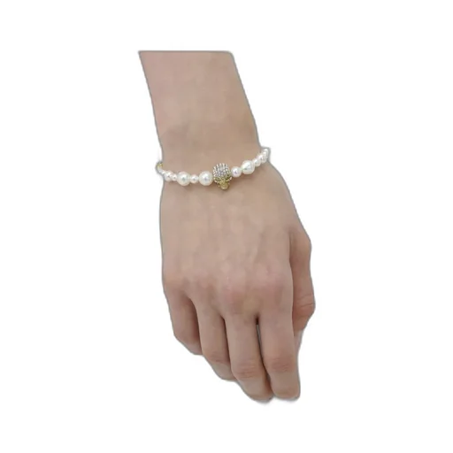 Skull Embellished Friendship Bracelet