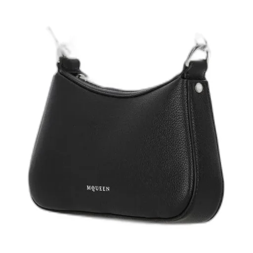 Logo Printed Chain-Linked Shoulder Bag