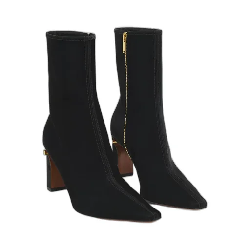 Pointed-Toe Ankle Boots