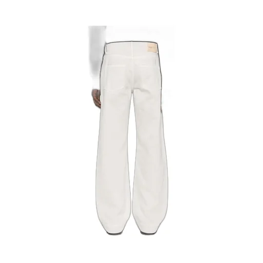 Logo Patch Wide-Leg Jeans