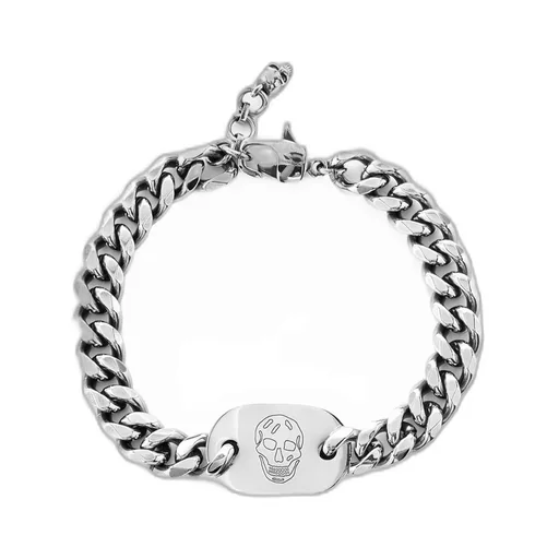 Skull Chain-Linked Bracelet