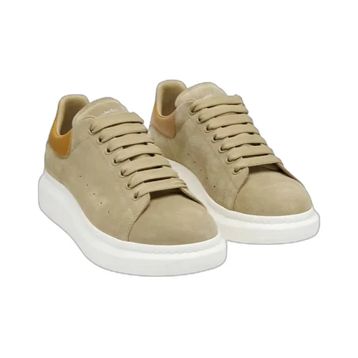 Round-Toe Lace-Up Sneakers