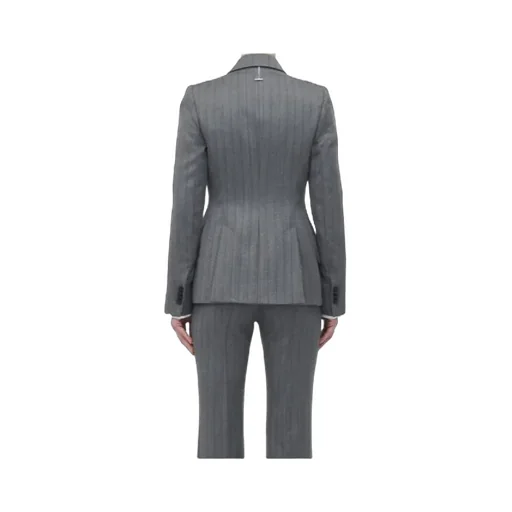Herringbone Single-Breasted Jacket