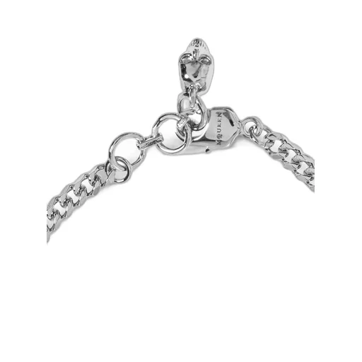 Logo Pendant Embellished Bracelet