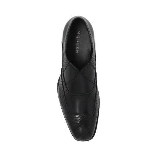 Brogue Style Slip-On Loafers